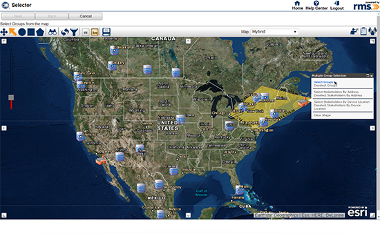 screenshot of ERMS Advantage